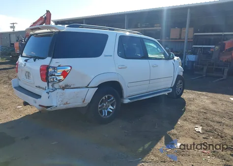 2004 Toyota Sequoia Limited V8 из США, поврежденный, VIN 5TDBT48A44S222550